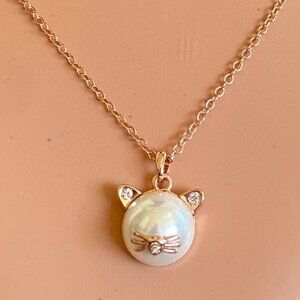 Butler FAC Enchanting Kitten Rose Gold Necklace NWT​